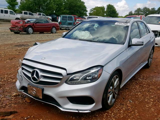 WDDHF5KB0FB091612 - 2015 MERCEDES-BENZ E 350 SILVER photo 2