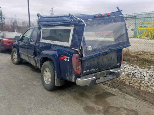 1GCDT196648142429 - 2004 CHEVROLET COLORADO BLUE photo 3