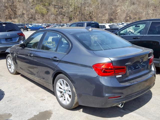 WBA8A3C59JA494781 - 2018 BMW 320 XI GRAY photo 3