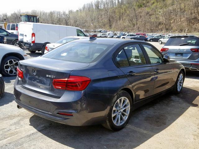 WBA8A3C59JA494781 - 2018 BMW 320 XI GRAY photo 4