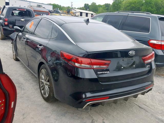 5XXGV4L25HG129298 - 2017 KIA OPTIMA SXL BLACK photo 3