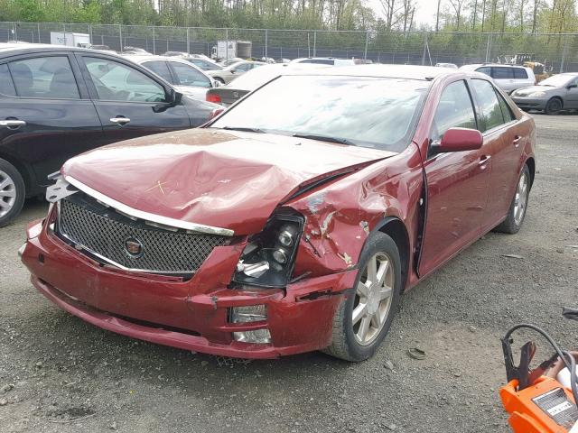 1G6DW677860221816 - 2006 CADILLAC STS RED photo 2