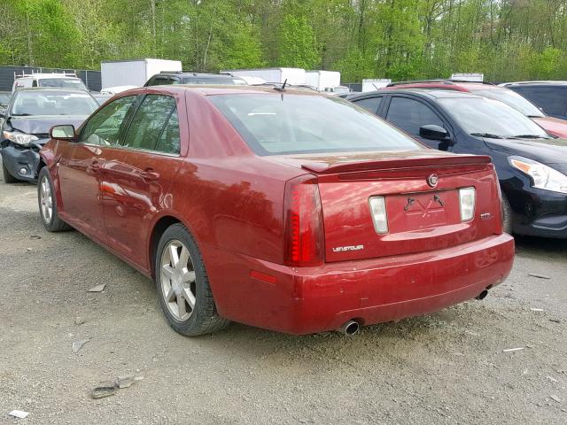 1G6DW677860221816 - 2006 CADILLAC STS RED photo 3