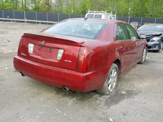 1G6DW677860221816 - 2006 CADILLAC STS RED photo 4