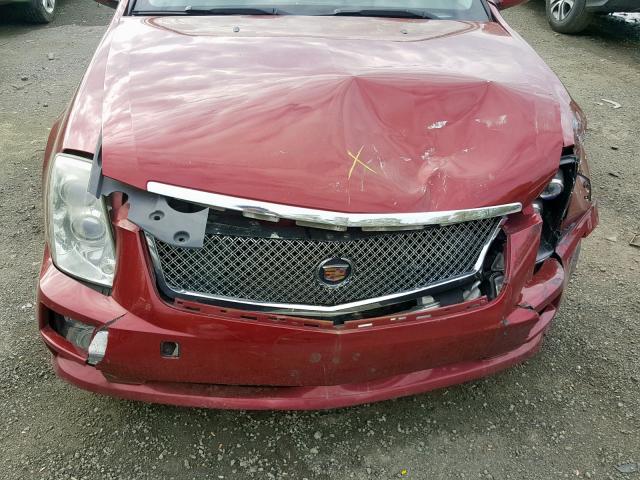 1G6DW677860221816 - 2006 CADILLAC STS RED photo 7