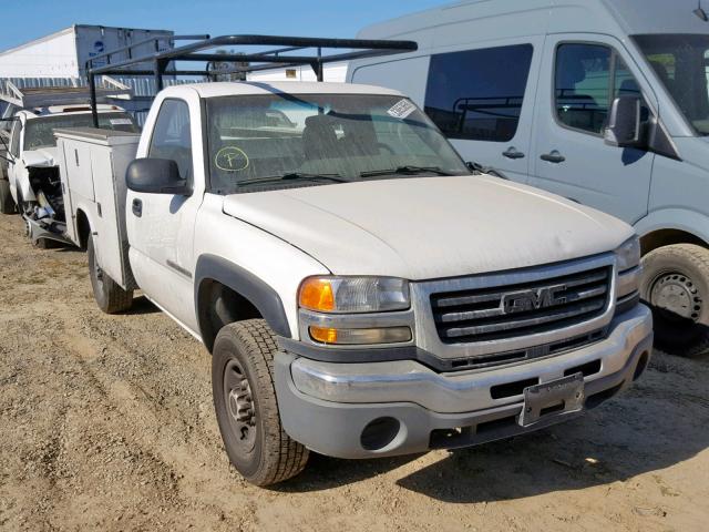 1GTHC24U16E222996 - 2006 GMC SIERRA C25 WHITE photo 1