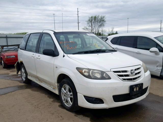 JM3LW28A550538390 - 2005 MAZDA MPV WAGON WHITE photo 1