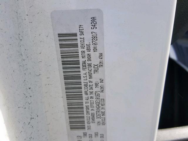 3C6TRVNG4GE101671 - 2016 RAM PROMASTER 白色 照片 10