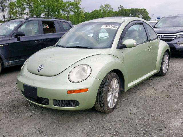 3VWRW31C08M503601 - 2008 VOLKSWAGEN NEW BEETLE მწვანე ფოტო 2