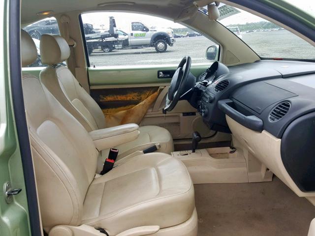 3VWRW31C08M503601 - 2008 VOLKSWAGEN NEW BEETLE მწვანე ფოტო 5