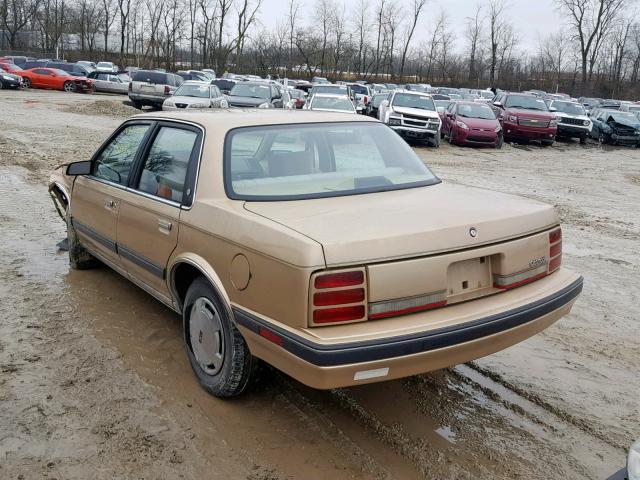 1G3AL54N1N6357531 - 1992 OLDSMOBILE CUTLASS CI 金色 照片 3