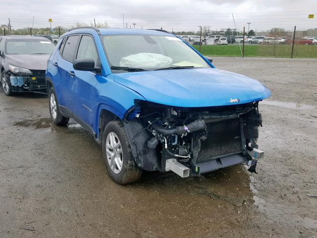 3C4NJCAB3JT212223 - 2018 JEEP COMPASS SP 蓝色 照片 1