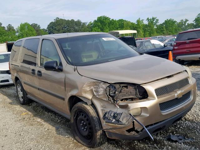 1GNDV23L66D129566 - 2006 CHEVROLET UPLANDER L 棕色 照片 1