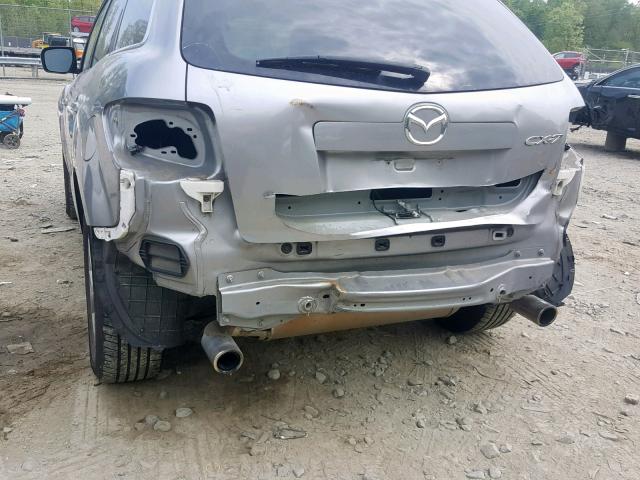 JM3ER2CL1B0364631 - 2011 MAZDA CX-7 SILVER photo 9