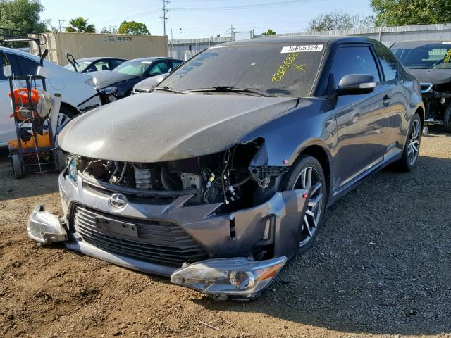 JTKJF5C77FJ004907 - 2015 TOYOTA SCION TC 灰色 照片 2