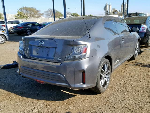 JTKJF5C77FJ004907 - 2015 TOYOTA SCION TC 灰色 照片 4