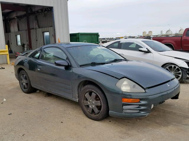 4A3AC44G9YE119719 - 2000 MITSUBISHI ECLIPSE GS GREEN photo 1