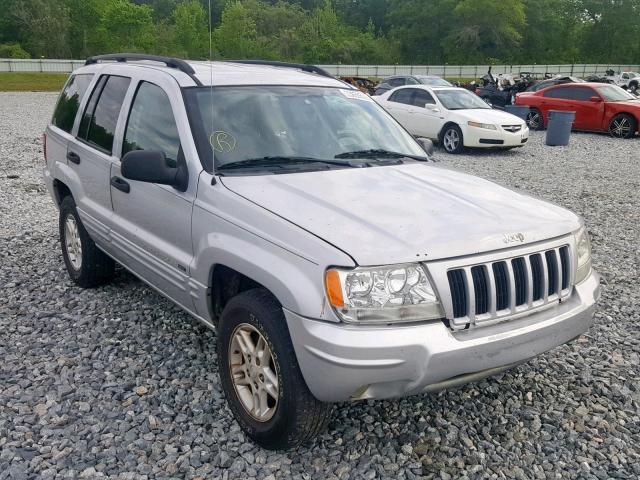 1J4GX48SX4C124119 - 2004 JEEP GRAND CHER SILVER photo 1