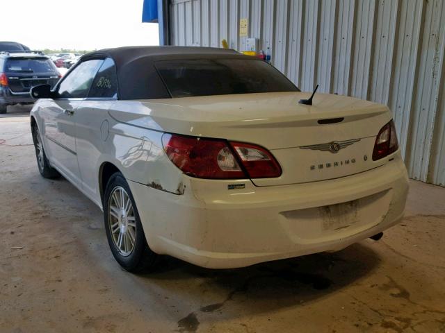 1C3LC55R48N573480 - 2008 CHRYSLER SEBRING TO WHITE photo 3