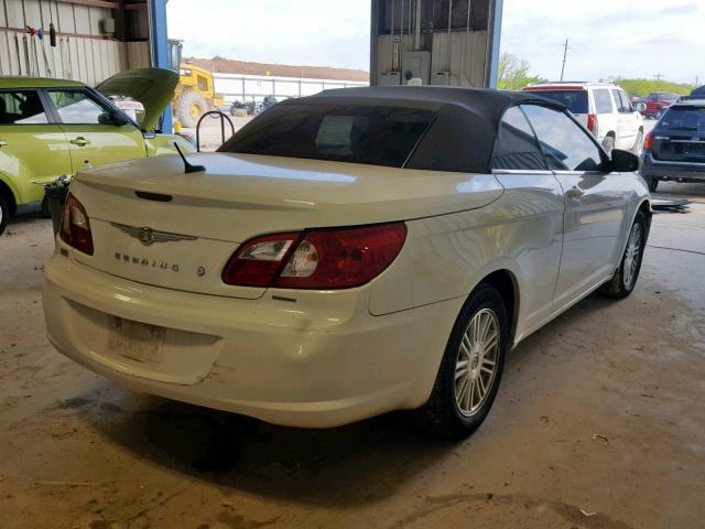 1C3LC55R48N573480 - 2008 CHRYSLER SEBRING TO WHITE photo 4