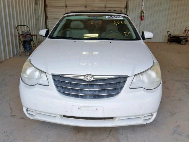 1C3LC55R48N573480 - 2008 CHRYSLER SEBRING TO WHITE photo 9