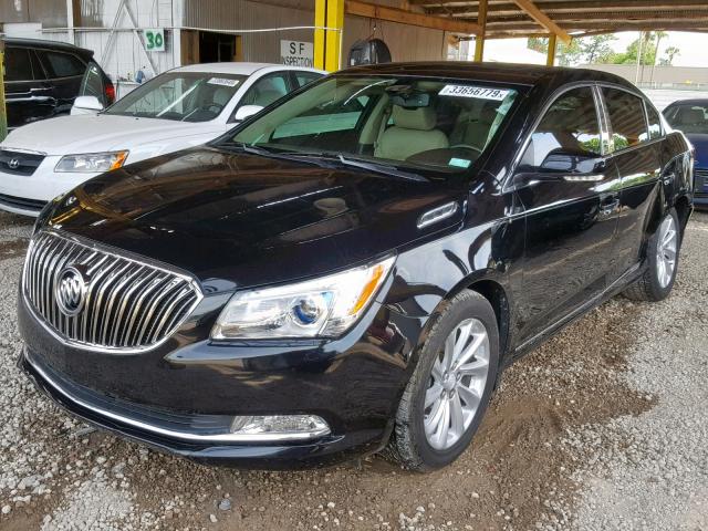 1G4GB5G35GF162635 - 2016 BUICK LACROSSE BLACK photo 2