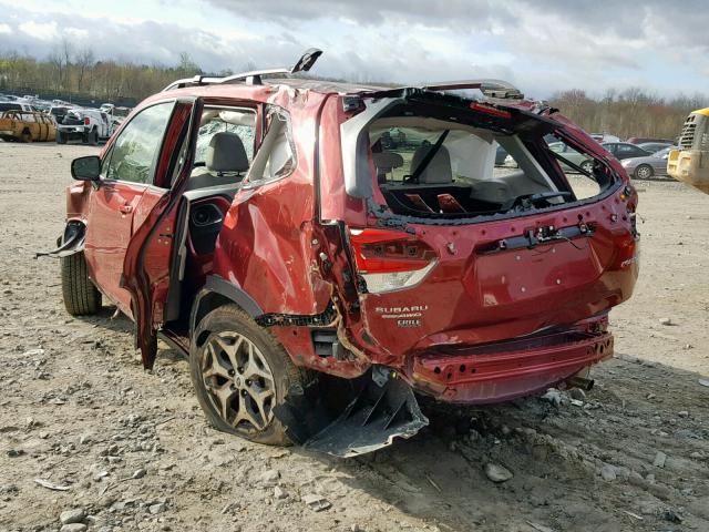 JF2SKAEC0KH477108 - 2019 SUBARU FORESTER P RED photo 3