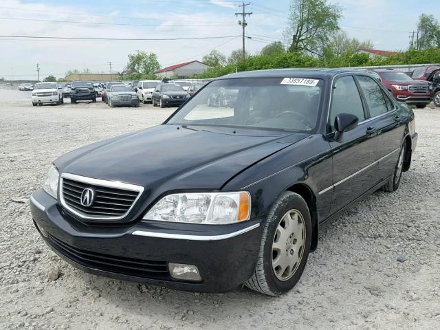 JH4KA96654C007504 - 2004 ACURA 3.5RL BLACK photo 2