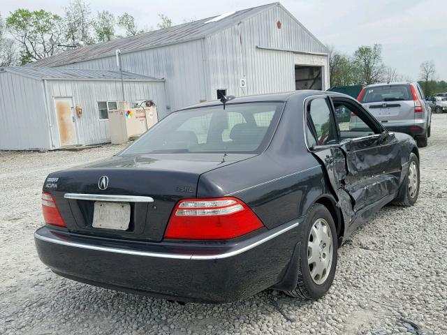 JH4KA96654C007504 - 2004 ACURA 3.5RL BLACK photo 4