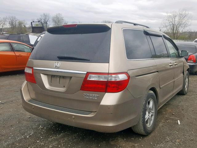 5FNRL38865B011085 - 2005 HONDA ODYSSEY TO TAN photo 4