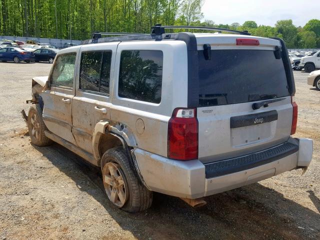 1J8HH48K18C101673 - 2008 JEEP COMMANDER 银色 照片 3