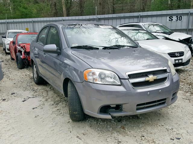 KL1TD5DEXAB107011 - 2010 CHEVROLET AVEO LS GRAY photo 1