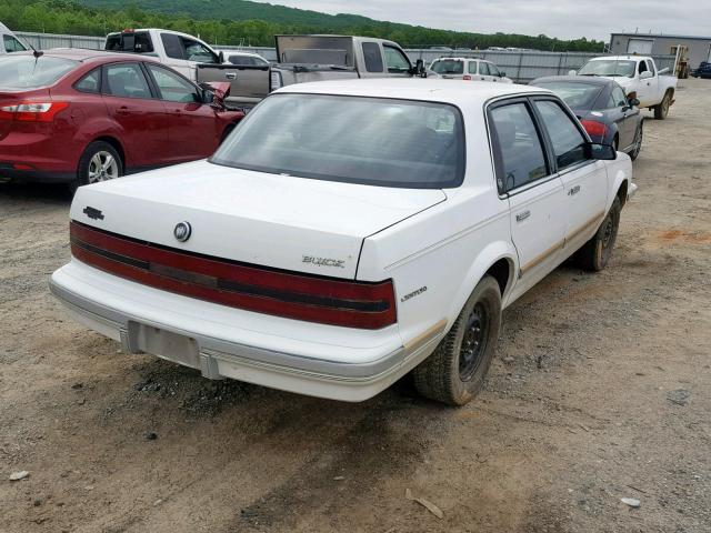 1G4AG55N3P6468504 - 1993 BUICK CENTURY SP WHITE photo 4