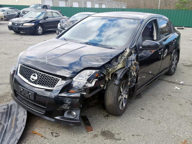 3N1AB6AP9CL777526 - 2012 NISSAN SENTRA 2.0 BLACK photo 2