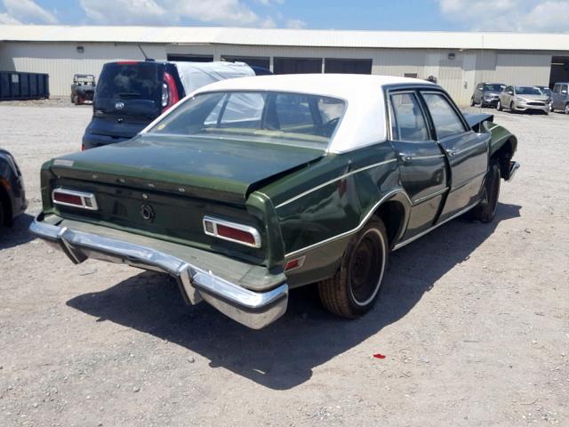 6K92L123396 - 1976 FORD MAVERICK GREEN photo 4