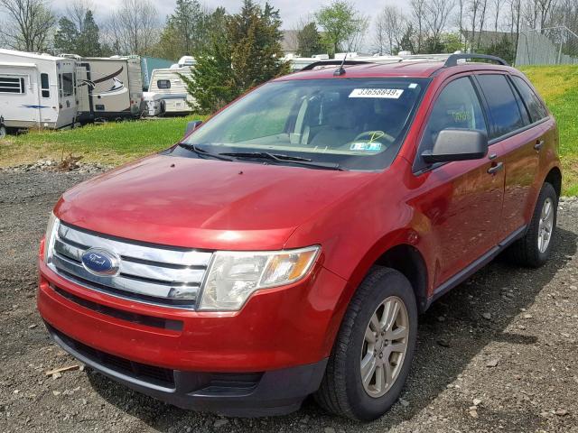 2FMDK46C97BA57421 - 2007 FORD EDGE SE RED photo 2