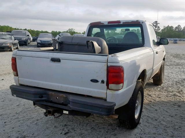 1FTYR10V8YPA80323 - 2000 FORD RANGER WHITE photo 4