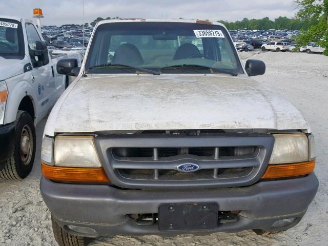 1FTYR10V8YPA80323 - 2000 FORD RANGER WHITE photo 9