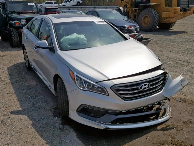 5NPE34AF8GH368866 - 2016 HYUNDAI SONATA SPO SILVER photo 1