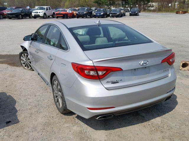 5NPE34AF8GH368866 - 2016 HYUNDAI SONATA SPO SILVER photo 3