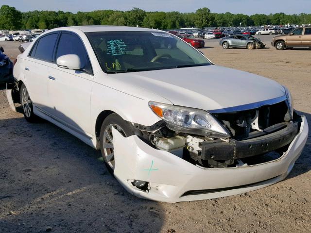 4T1BK3DB4BU372433 - 2011 TOYOTA AVALON BAS WHITE photo 1