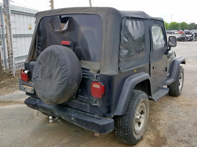 1J4FY29P6VP452722 - 1997 JEEP WRANGLER / BLACK photo 4