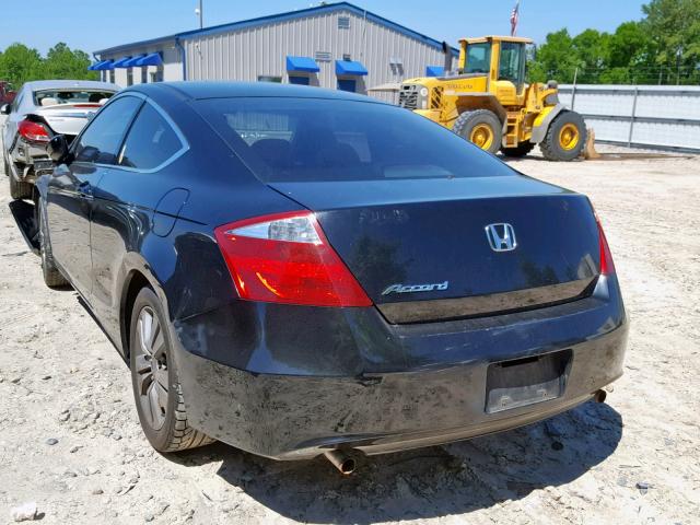 1HGCS127X9A001463 - 2009 HONDA ACCORD EX BLACK photo 3