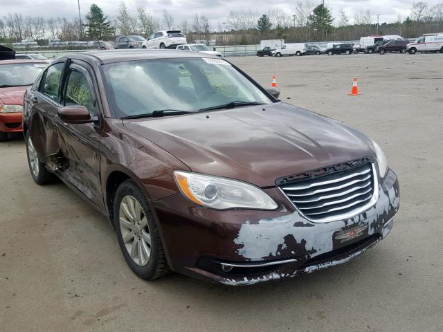 1C3CCBBB1CN212934 - 2012 CHRYSLER 200 TOURIN BROWN photo 1