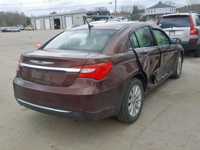 1C3CCBBB1CN212934 - 2012 CHRYSLER 200 TOURIN BROWN photo 4