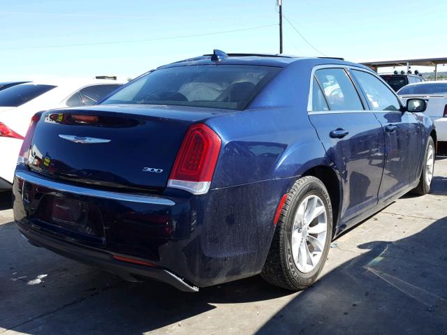 2C3CCAAG9GH238610 - 2016 CHRYSLER 300 LIMITE BLUE photo 4