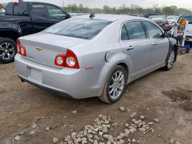 1G1ZE5E08CF139902 - 2012 CHEVROLET MALIBU LTZ 银色 照片 4