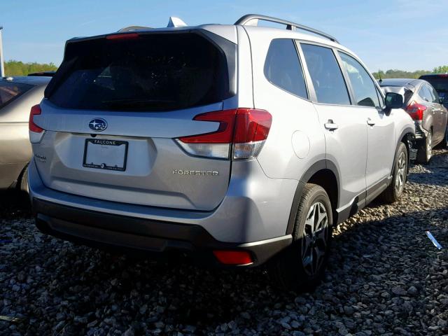 JF2SKAEC2KH463419 - 2019 SUBARU FORESTER P SILVER photo 4