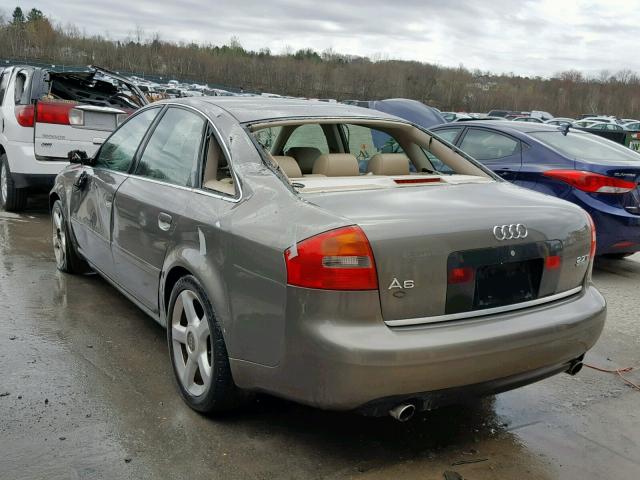 WAULD64BX3N046570 - 2003 AUDI A6 2.7T QU GRAY photo 9