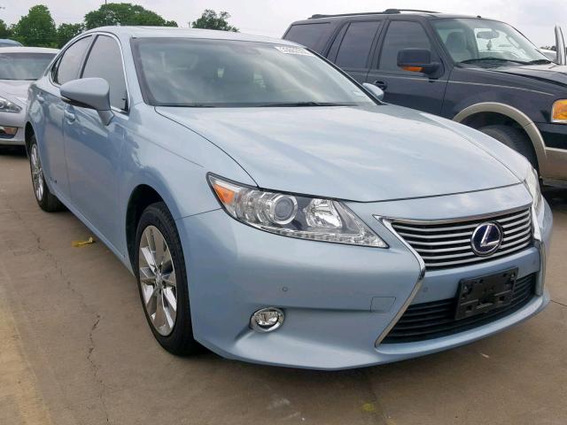 JTHBW1GG4E2041967 - 2014 LEXUS ES 300H BLUE photo 1